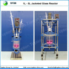 100l Continuous Stirred Tank Reactor Reactor/ Double Layer Reactor/jacketed Glass Reactor For Sale